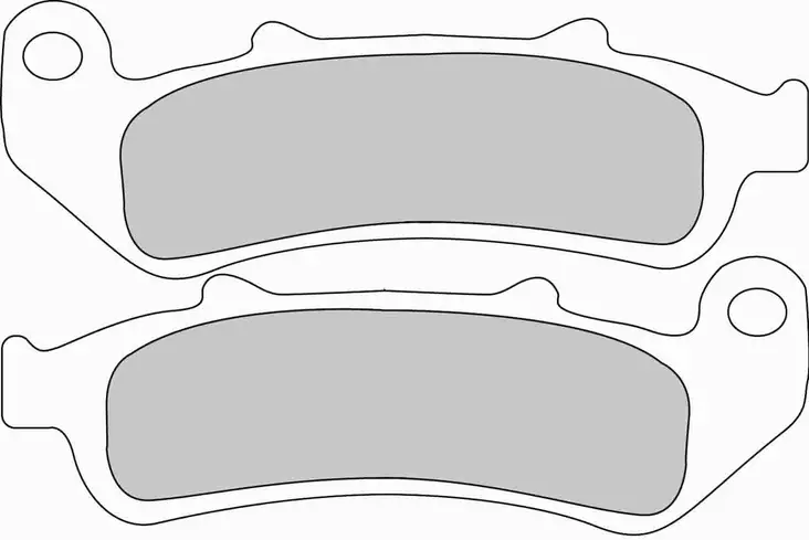 Ferodo brombklossats Sinter Grip Honda CBR 1000 F-FP - MC Bromsbelägg - 236-FDB2002ST - 1