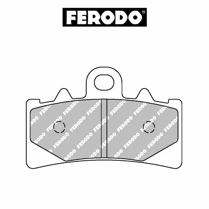 Ferodo brombklossats Sinter Grip Road eteen: BMW, Husqvarna, KTM (2010-2016) - MC Bromsbelägg - 236-FDB2266ST - 1
