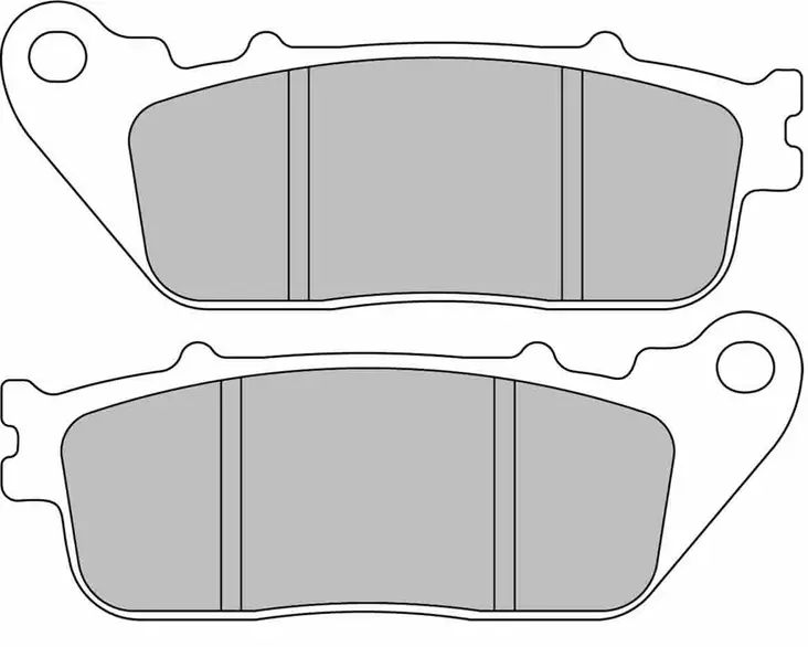 Ferodo brombklossats Sinter Grip taakse: Honda VFR800, CB1000, VFR1200F - MC Bromsbelägg - 236-FDB2253ST - 1