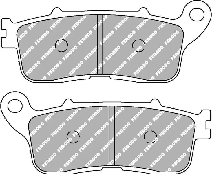 Ferodo brombklossats Sinter Grip taakse: Honda VFR1200F - MC Bromsbelägg - 236-FDB2281ST - 1
