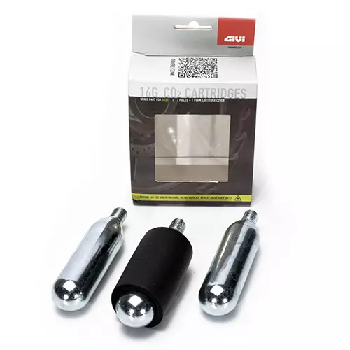 Givi Set of three CO2 cans for the Tubeless Tyres Repair Kit (S450) - MC Väskor tillbehör - 322-S450KIT - 1