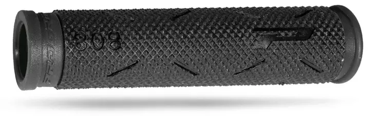 Progrip Grips 808, svart/titanium, 22/22mm - MC Handtags - 457-PG808BT - 1