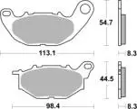 SBS Bromsklossats Carbon Tech 229CT - MC Bromsbelägg - 23-229CT - 2
