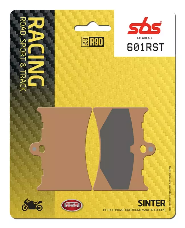 SBS Bromsklossats Racing Sintered 601RST - MC Bromsbelägg - 23-601RST - 1