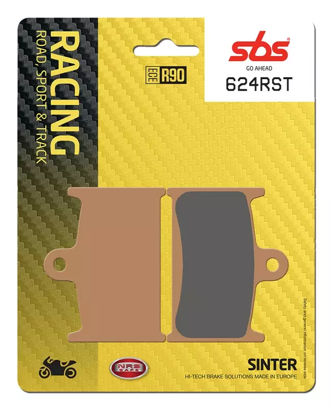 SBS Bromsklossats Racing Sintered 624RST - MC Bromsbelägg - 23-624RST - 1