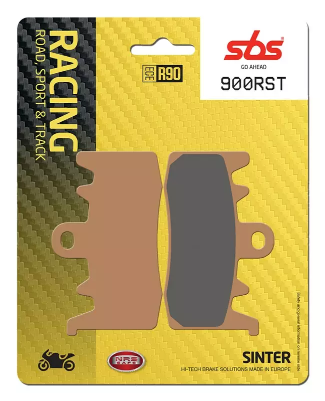 SBS Bromsklossats Racing Sintered 900RST - MC Bromsbelägg - 23-900RST - 1