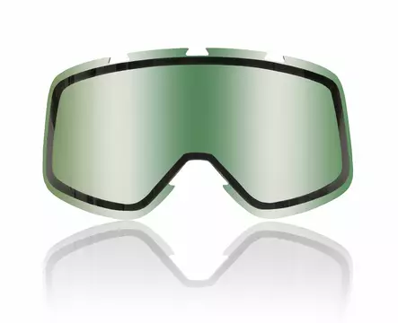 Shark double lens for Premium goggles, mirrored iridium green - MC Glasögon - AC33041PGRNTU - 1