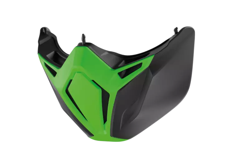 Shark Street Drak mask, green/black - Hjälmtillbehör - AC33021PGRNTU - 2
