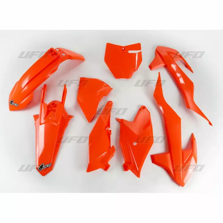 UFO Plastkit 5-delar Flou Orange KTM SX85 18- - Motocross plastsats - 650-K519-FFLU - 1