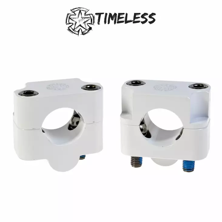 Timeless Styrfästen, Fat Bar, 28,6mm, vit - MC Styren tillbehör - 306-71538V - 1
