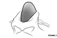Puig R-Racer Screen Cbr1000Rr-R Fireblade/Sp 20' - MC Plastdelar - 33-20314W - 1