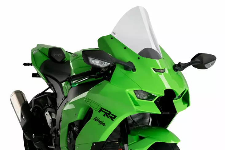 Puig R-Racer Screen Kawasaki Zx-10R/Rr 21' C/Clear - MC Vindrutor - 33-20540W - 1
