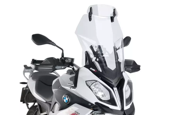 Puig Visor Multiadjustable Clip-On 277X100Mm. C/Clear - MC Vindrutor - 33-6320W - 0