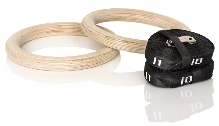 Gymstick Wooden Power Rings - Gym- och träningsremmar - GS61104W - 1