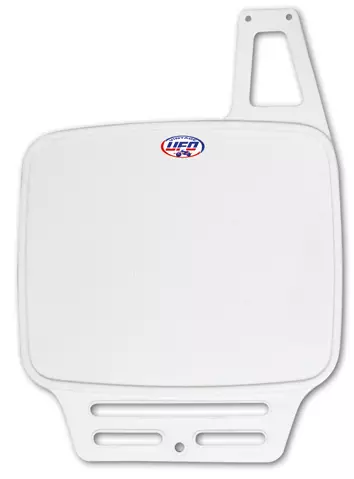 UFO Nummerplåt veteran MX/Enduro 79-89 Vit - Motocross nummerplåt - 650-8045-W - 1