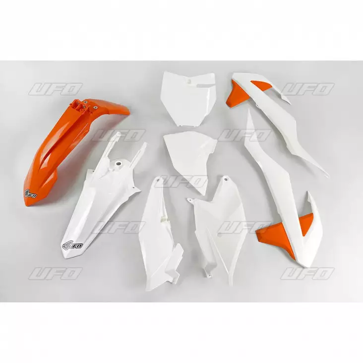 UFO Plastkit 5-delar KTM SX85 OEM 999W 2019 - Motocross plastsats - 650-K519-999W - 1