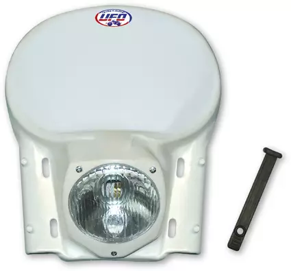UFO Framlampa veteran MX/Enduro 78-88 Vit - Motocross framlampor - 650-8040-W - 1