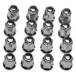 BSK Hjulmuttersats 10mm 60° konisk 1,25mm 16st - ATV Spacers - 74-BSK14BX - 1