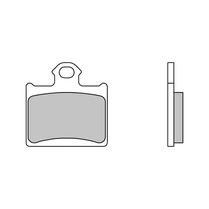 BREMBO Bromsbelägg Sintered Off-Road - Motocross bromsbelägg - 231-GR16SX - 1