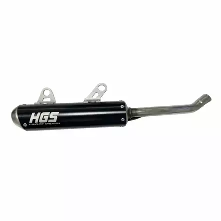 HGS Ljuddämpare 2T Racing KTM65 TC65 MC65 16-23 Svart - Mototrade ljuddämpare - 460-XT-616-SSZ - 1