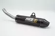 HGS Ljuddämpare 2T Racing SX/TC85/MC85 25-.. Svart med kolfiber End cap - Mototrade ljuddämpare - 460-XT-825-SCZ - 1